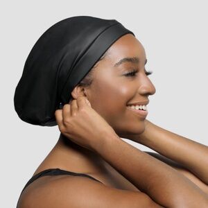 Black Hairbrella Swim Cap